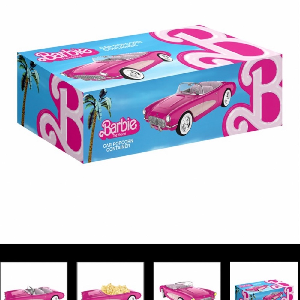 NEW PINK CORVETTE BARBIE TOY CAR.